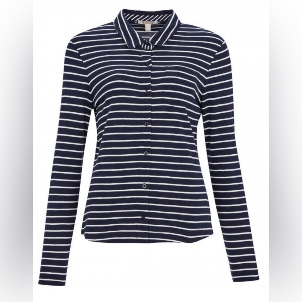 Barbour Merseyside Button-Up Top - Size Small